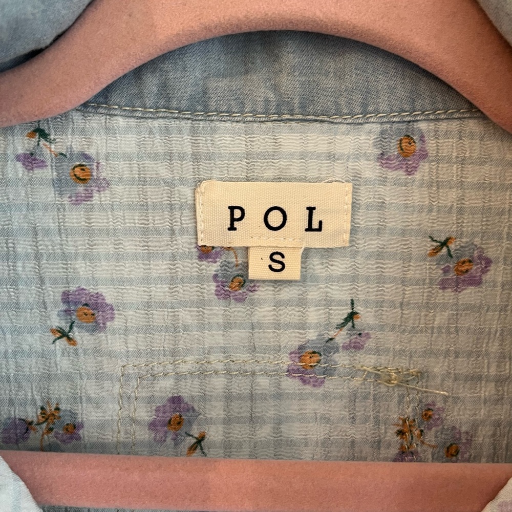 🌸POL Lace Patchwork Denim Jacket🌸 - Picture 6 of 16